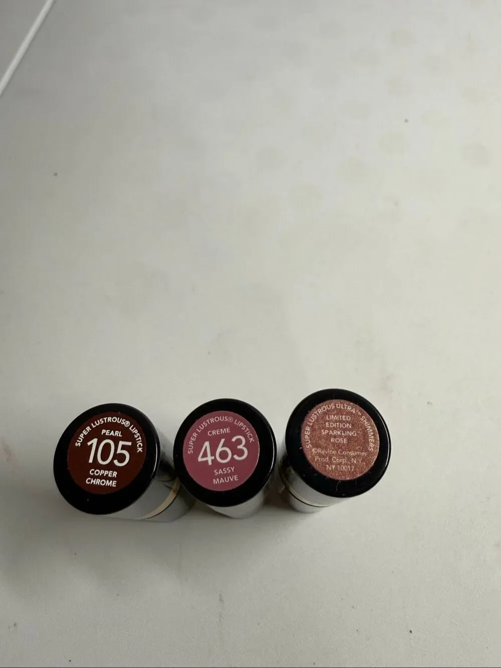 Revlon Super Lustrous Lipstick Set Of 3 Shades 105 463 Limited Edition See Notes